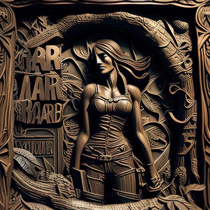 3D model Tomb Raider Underworld  Laras Shadow game (STL)